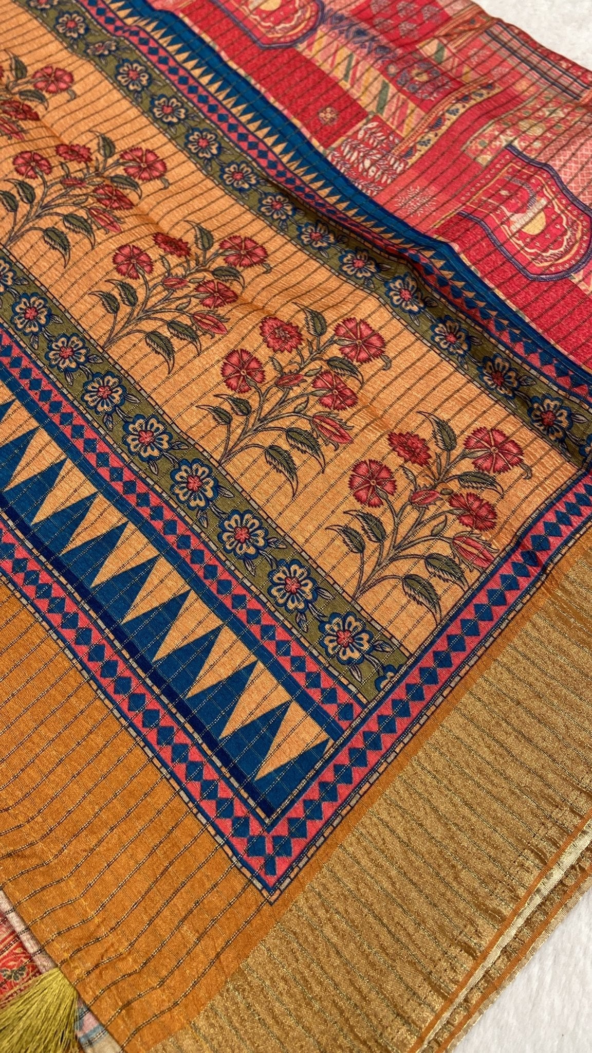 Premium Viscose Silk Saree - Kanjeevaram Silk Mandir