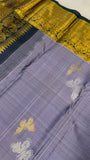 Pure 1G Zari handloom kanjeevaram silk mark certified saree - Kanjeevaram Silk Mandir