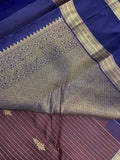 Pure 1G zari handloom Kanjeevaram silk mark certified saree - Kanjeevaram Silk Mandir