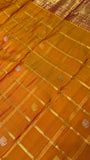 Pure 1G zari handloom Kanjeevaram silk mark certified saree - Kanjeevaram Silk Mandir