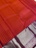 Pure 1G zari handloom Kanjeevaram silk mark certified saree - Kanjeevaram Silk Mandir