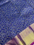 Pure 1G zari handloom Kanjeevaram silk mark certified saree - Kanjeevaram Silk Mandir