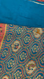 Pure Banarasi Crepe Kalamkari Saree - Kanjeevaram Silk Mandir
