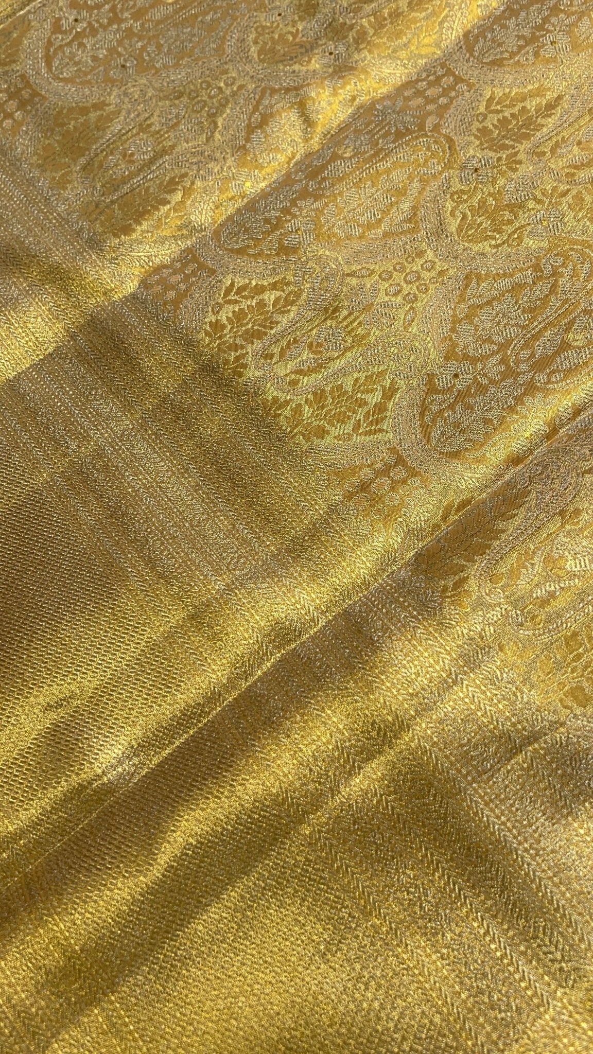 Pure Bridal Tissue Silk Saree - Kanjeevaram Silk Mandir