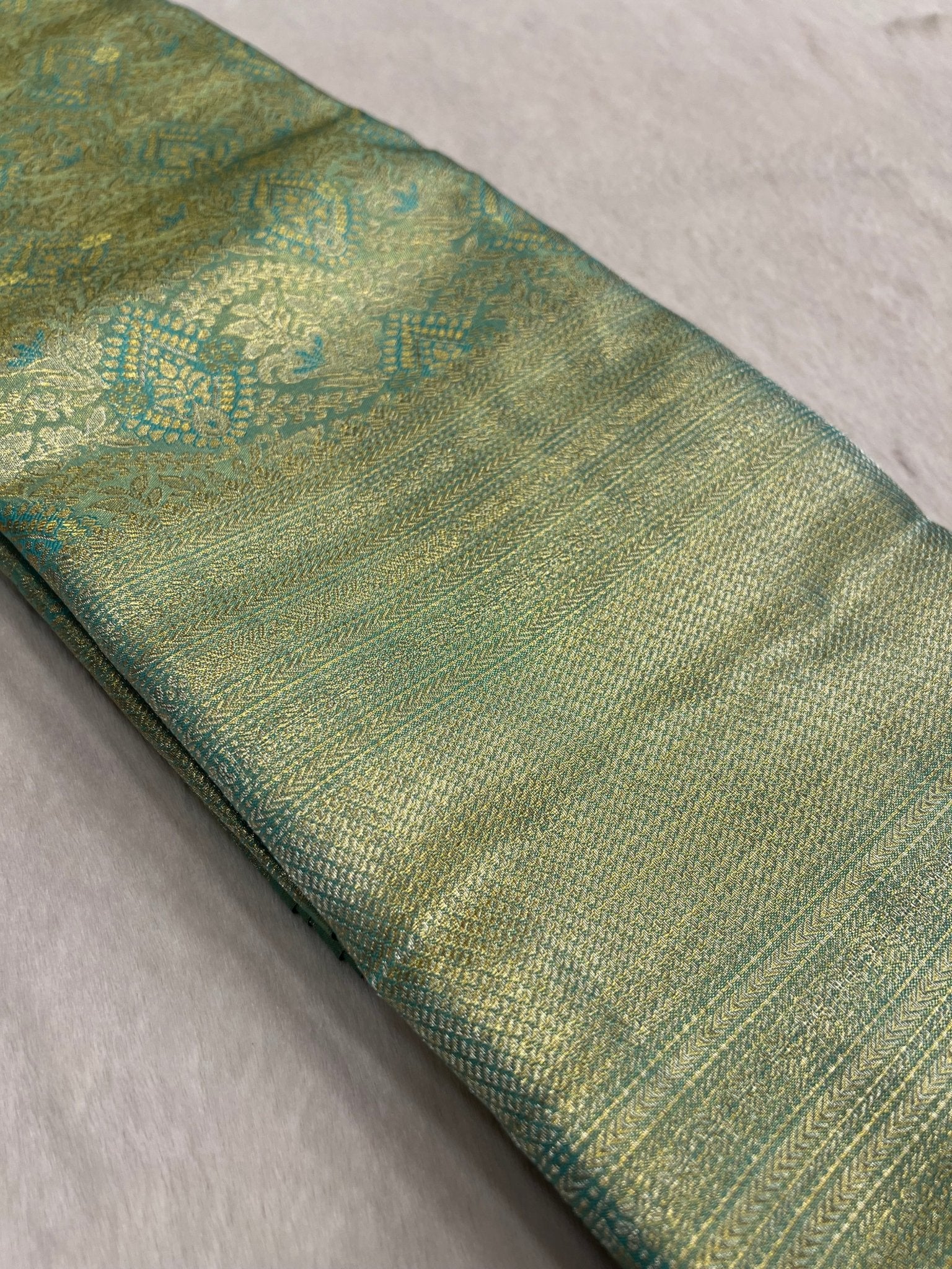 Pure Bridal Tissue Silk Saree - Kanjeevaram Silk Mandir