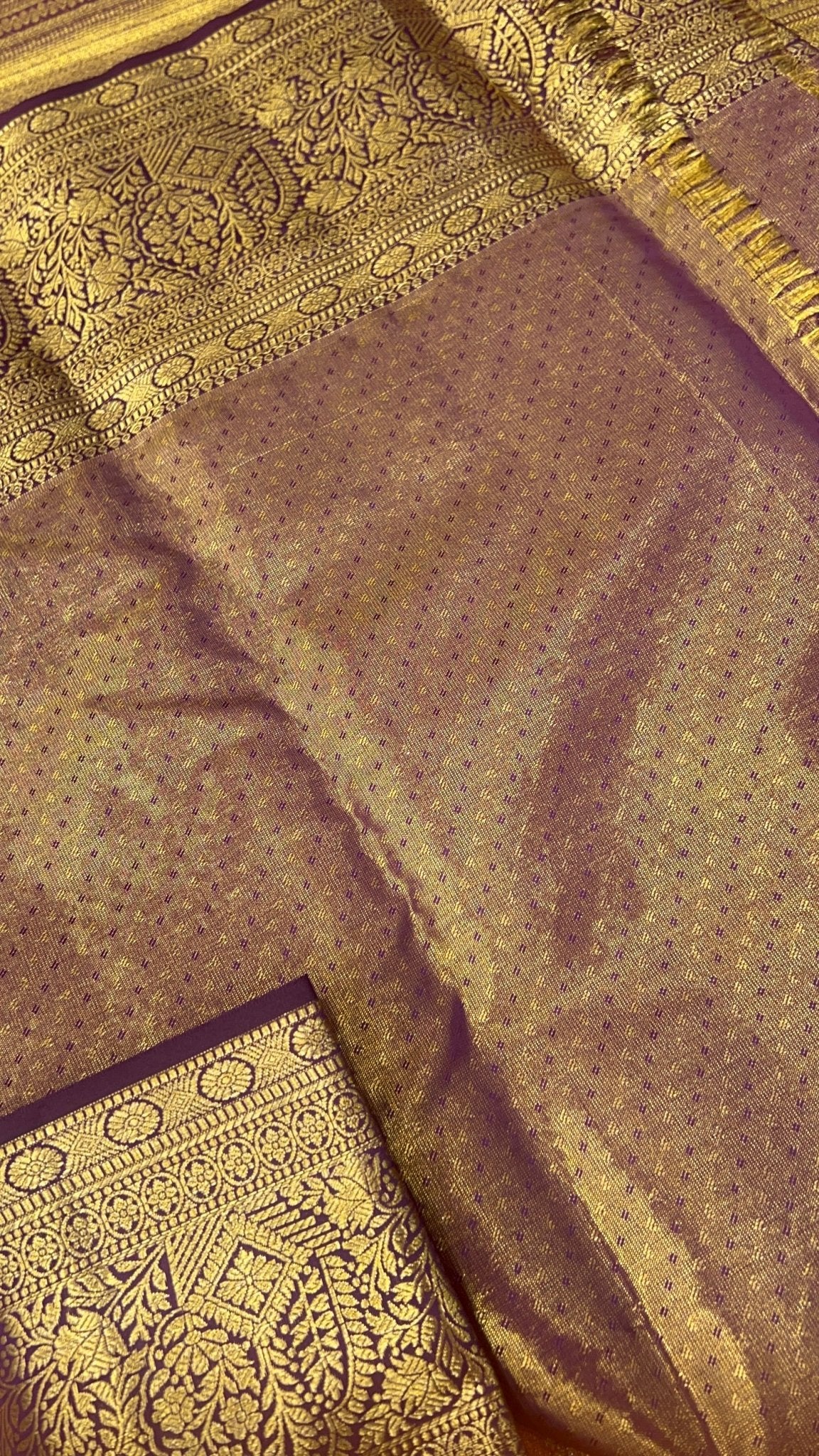 Pure Bridal Tissue Silk Saree - Kanjeevaram Silk Mandir