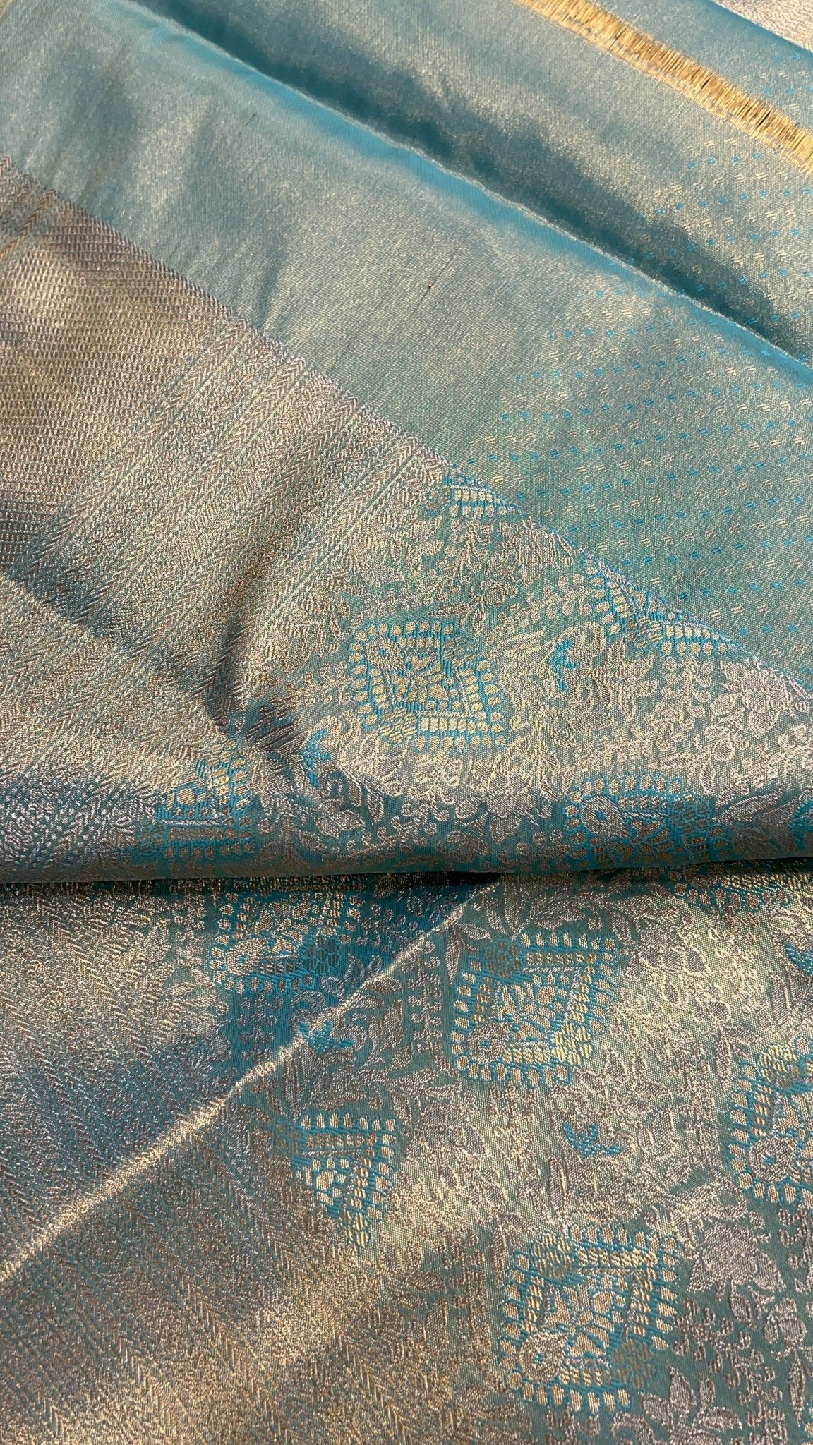 Pure Bridal Tissue Silk Saree - Kanjeevaram Silk Mandir