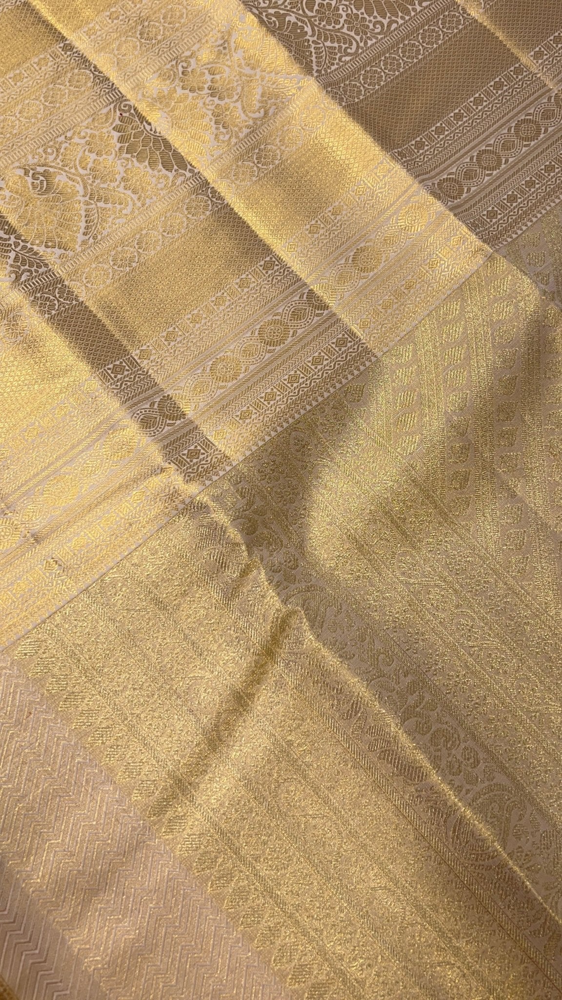 Pure Bridal Tissue Silk Saree - Kanjeevaram Silk Mandir