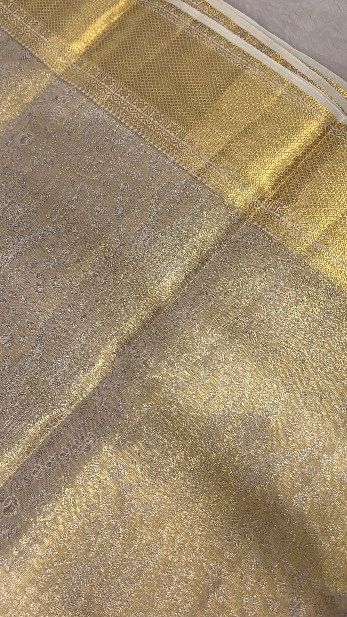 Pure Bridal Tissue Silk Saree - Kanjeevaram Silk Mandir