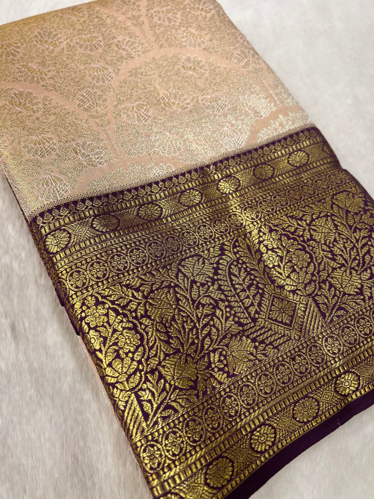 Pure Bridal Tissue Silk Saree - Kanjeevaram Silk Mandir
