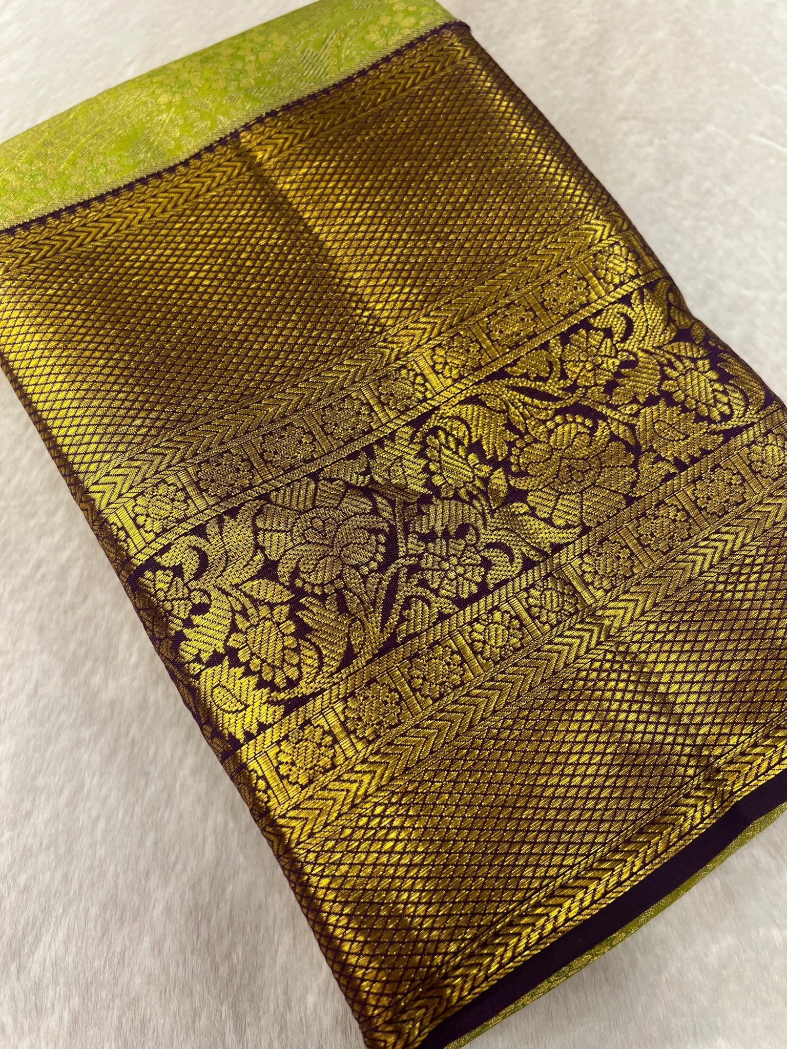Pure Bridal Tissue Silk Saree - Kanjeevaram Silk Mandir
