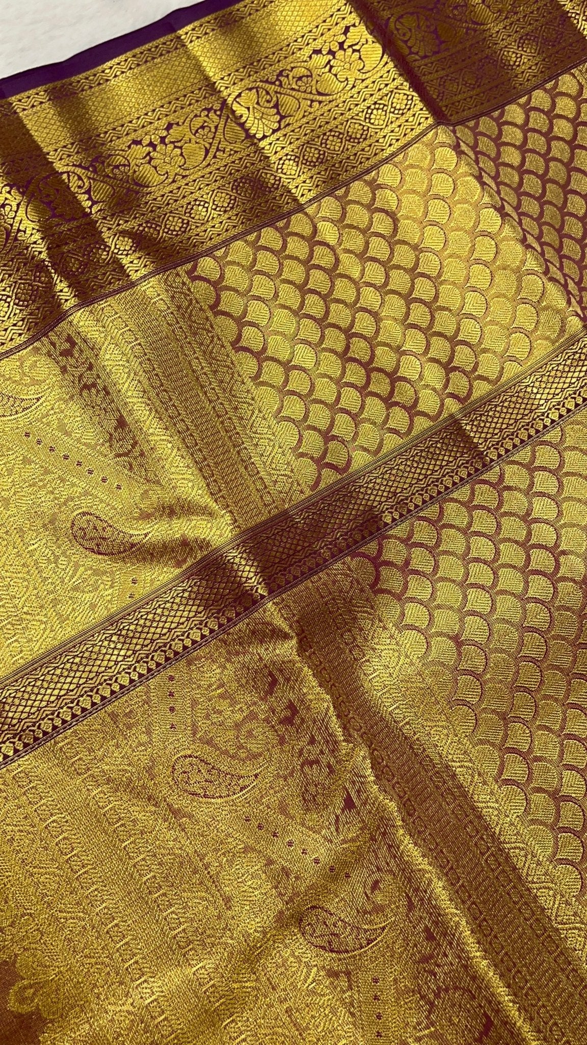 Pure Bridal Tissue Silk Saree - Kanjeevaram Silk Mandir