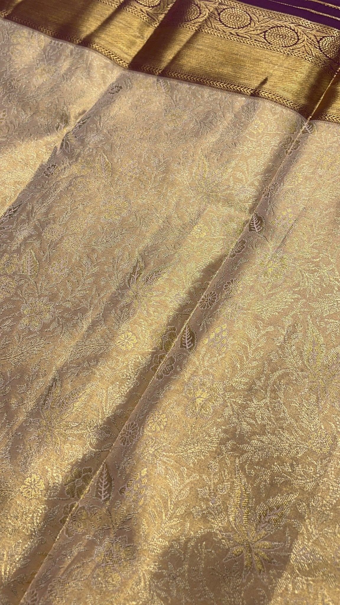 Pure Bridal Tissue Silk Saree - Kanjeevaram Silk Mandir