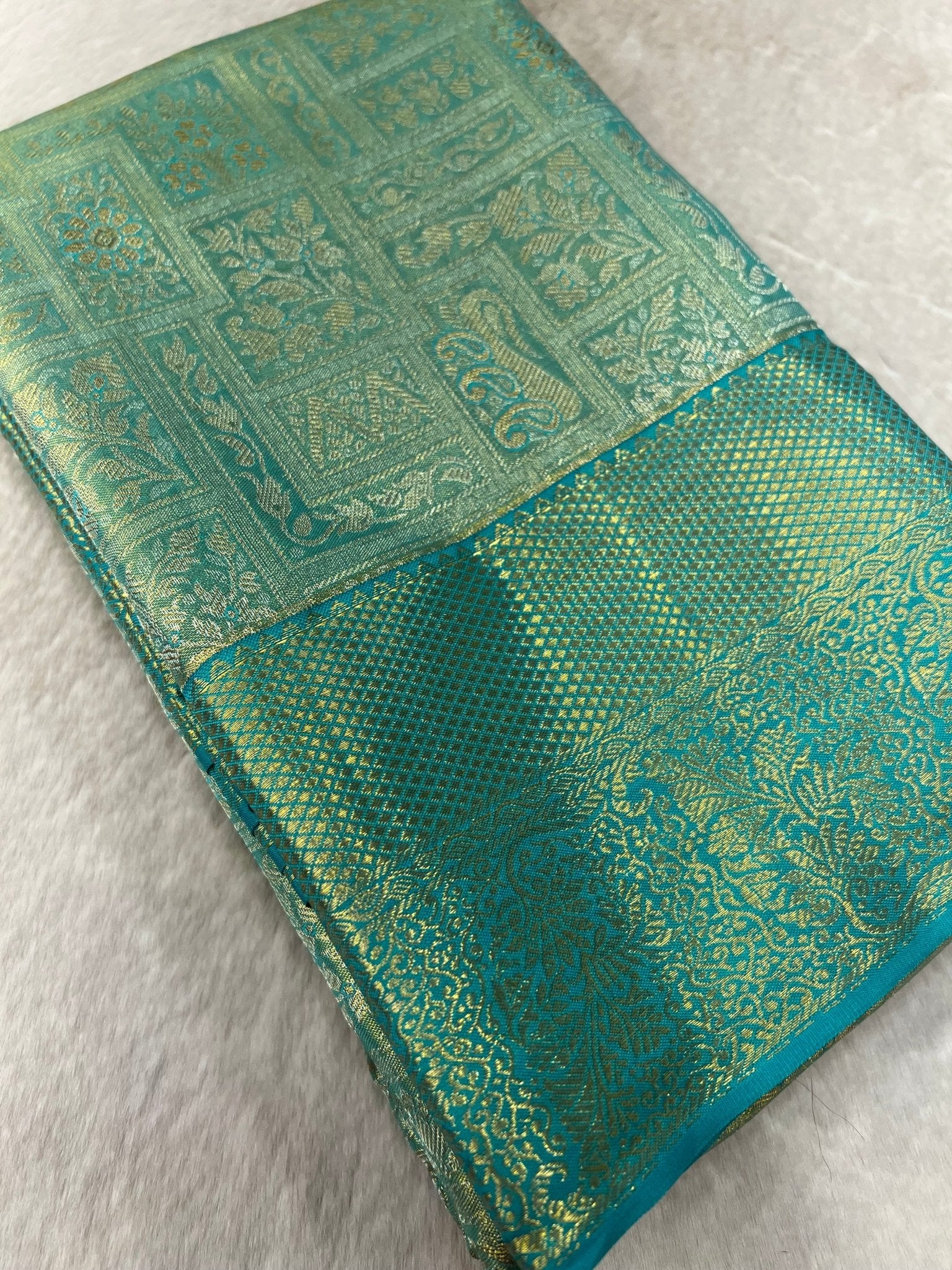 Pure Bridal Tissue Silk Saree - Kanjeevaram Silk Mandir
