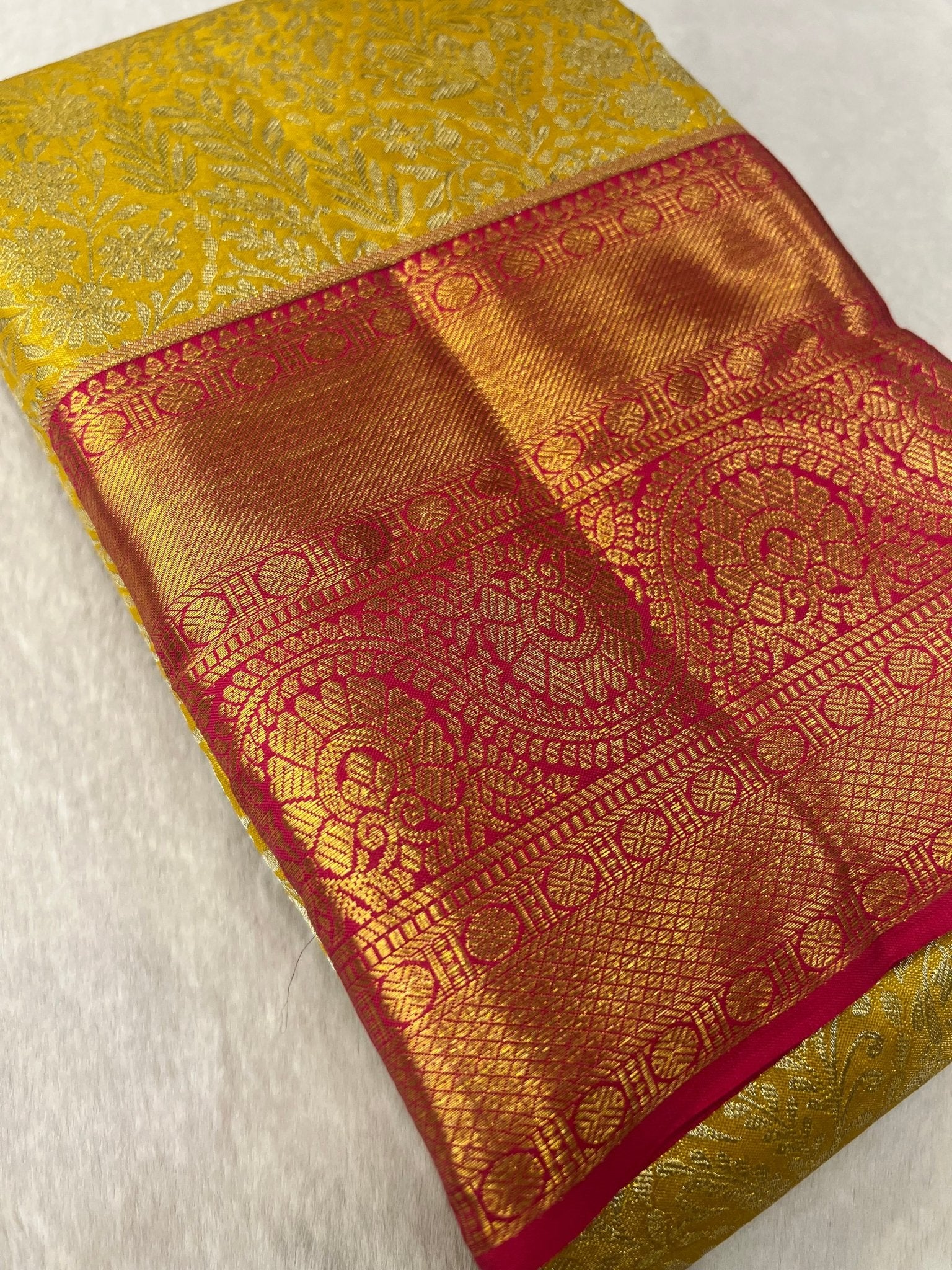 Pure Bridal Tissue Silk Saree - Kanjeevaram Silk Mandir
