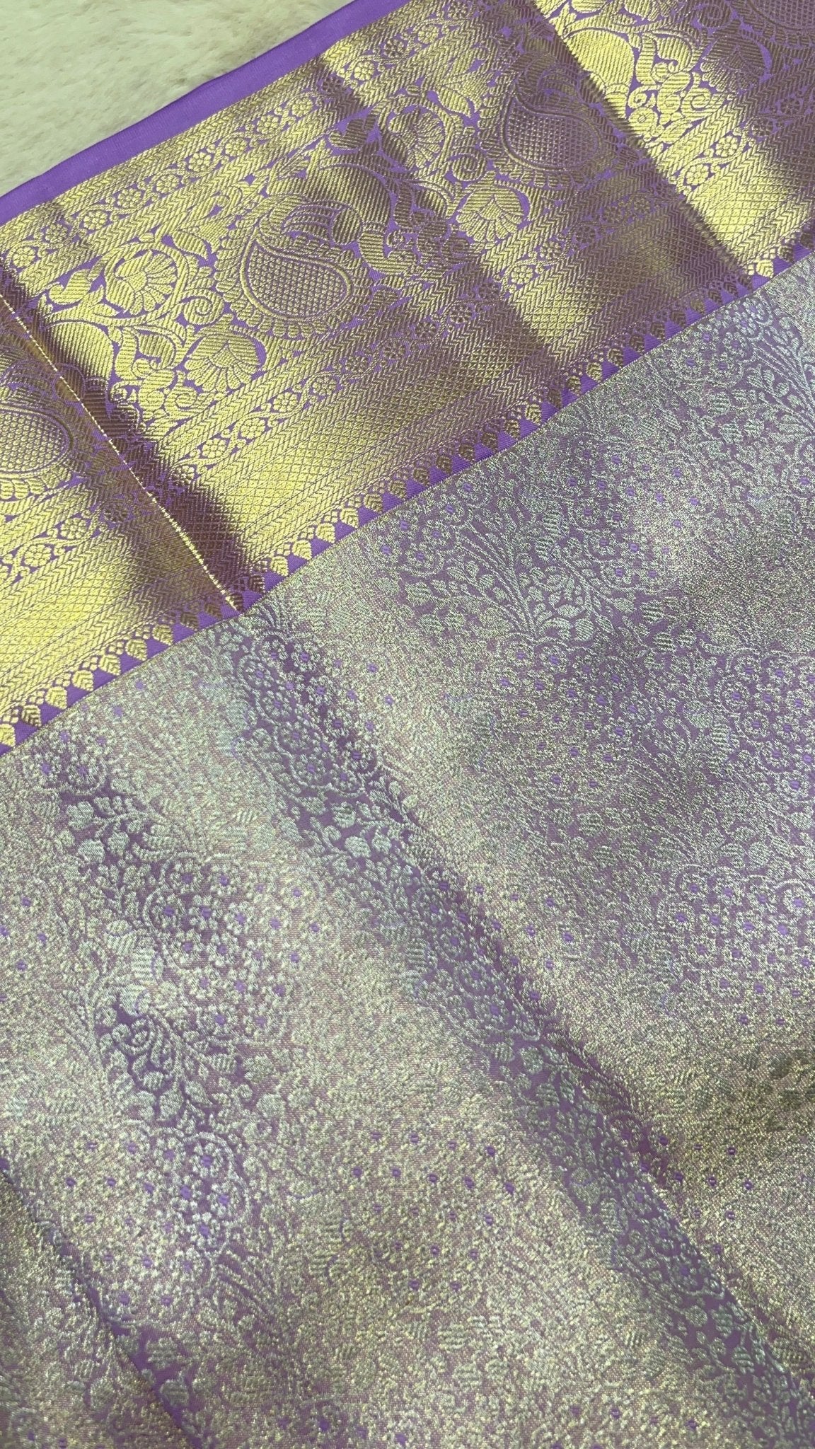 Pure Bridal Tissue Silk Saree - Kanjeevaram Silk Mandir
