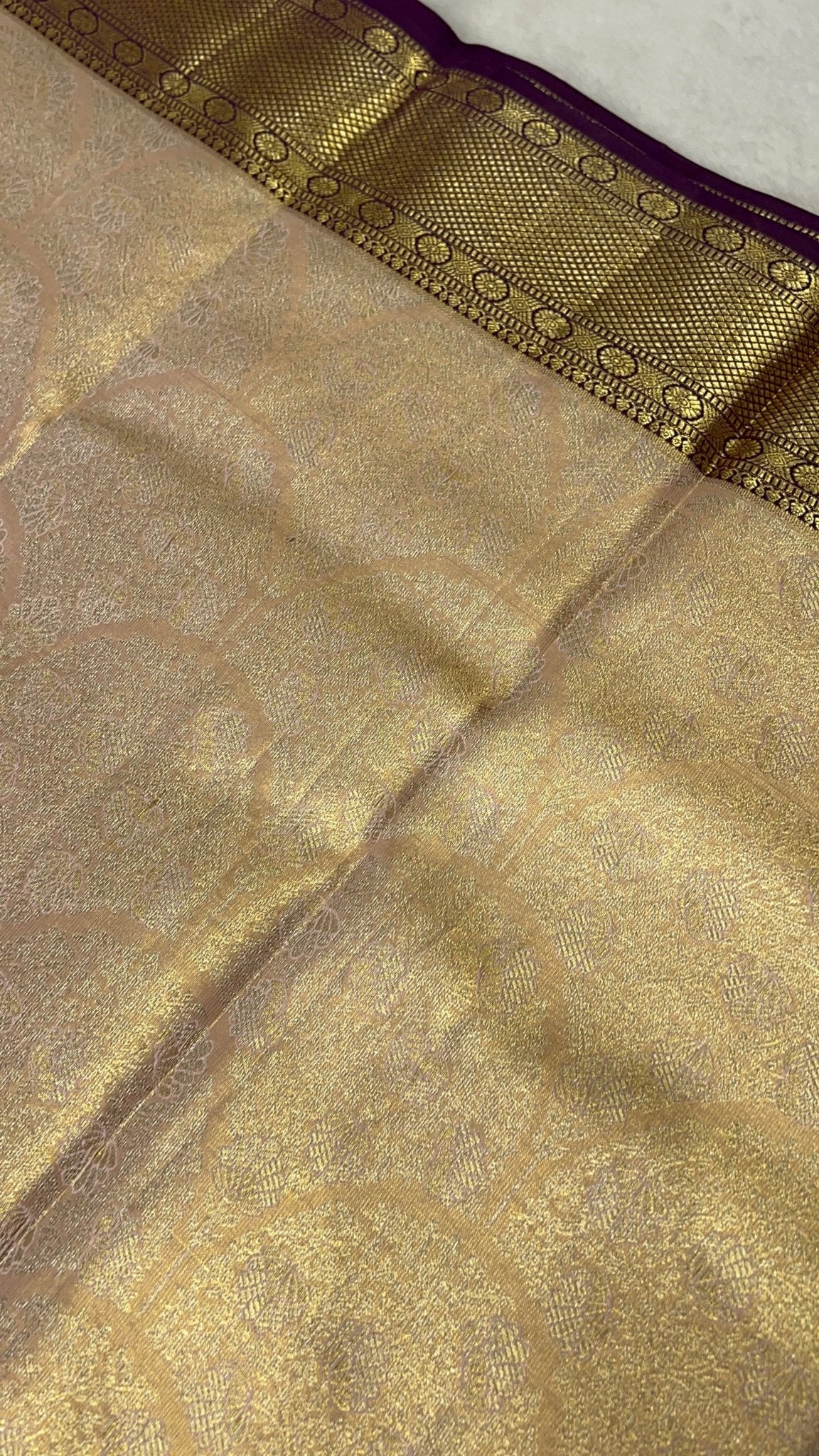 Pure Bridal Tissue Silk Saree - Kanjeevaram Silk Mandir