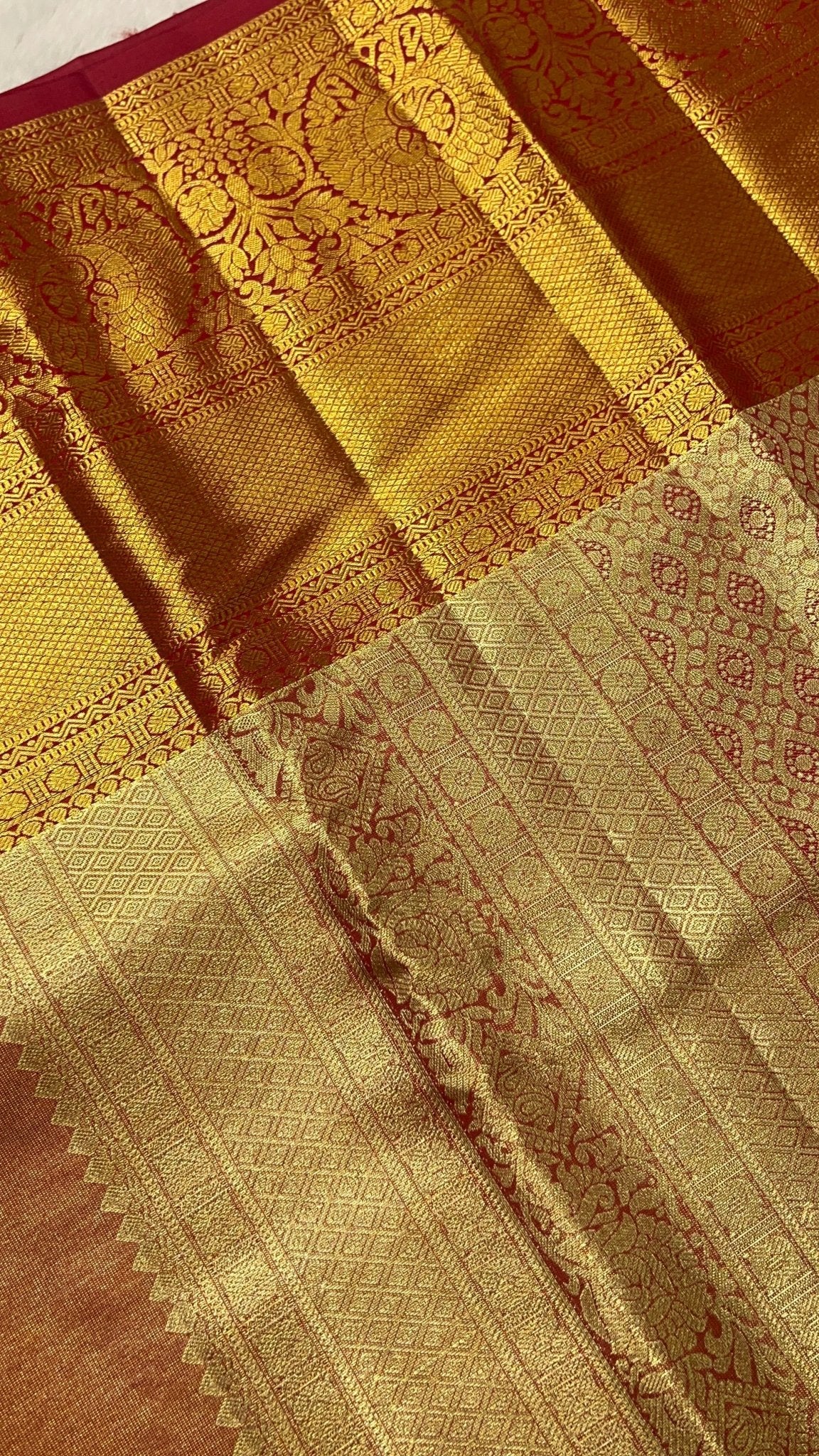Pure Bridal Tissue Silk Saree - Kanjeevaram Silk Mandir