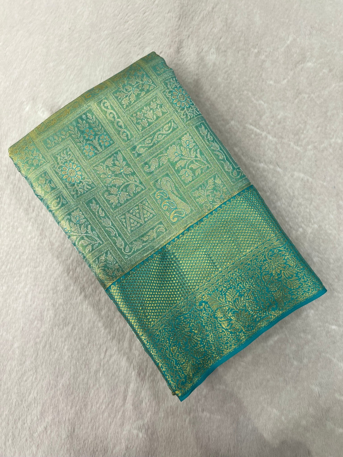 Pure Bridal Tissue Silk Saree - Kanjeevaram Silk Mandir