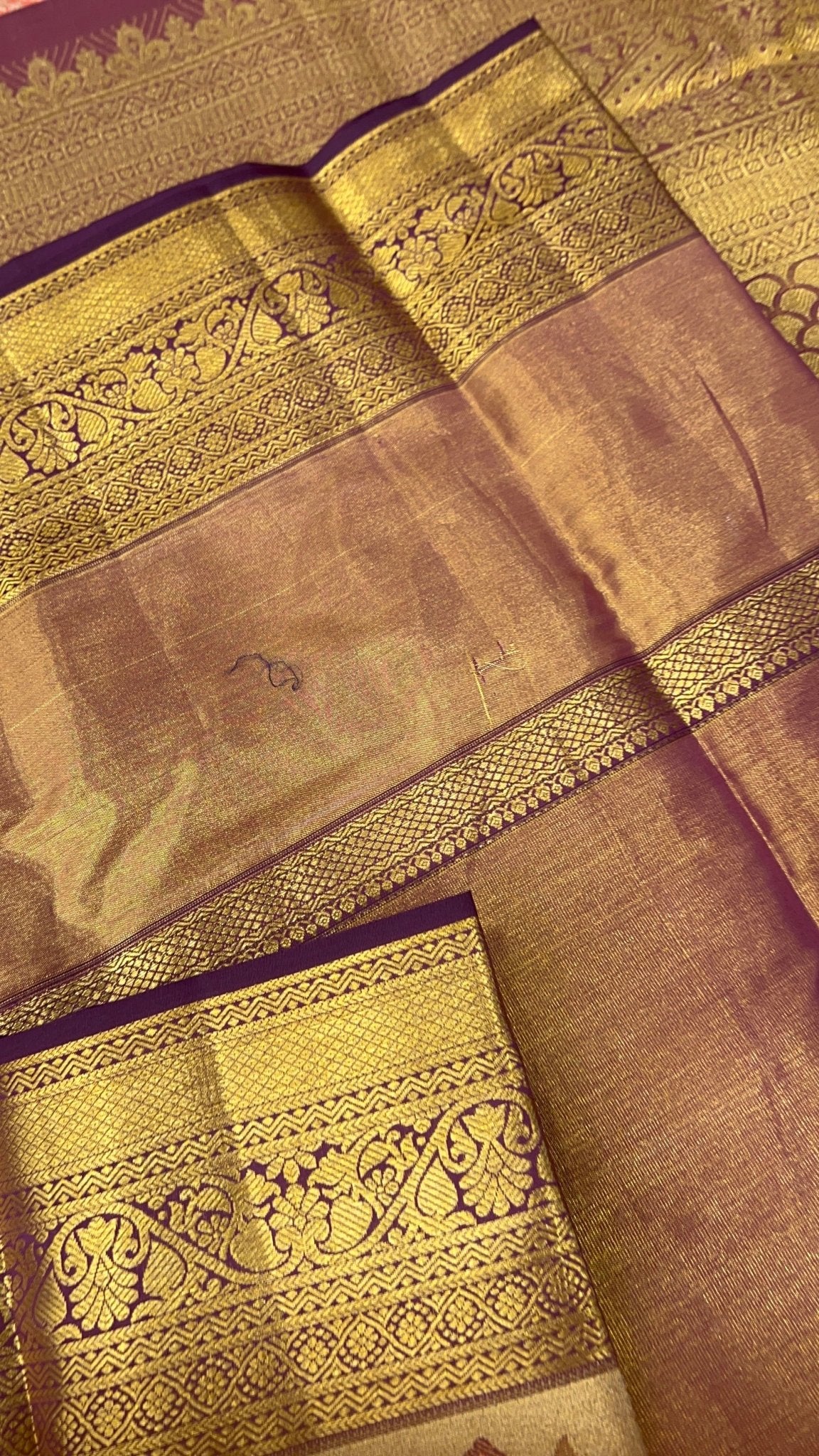 Pure Bridal Tissue Silk Saree - Kanjeevaram Silk Mandir