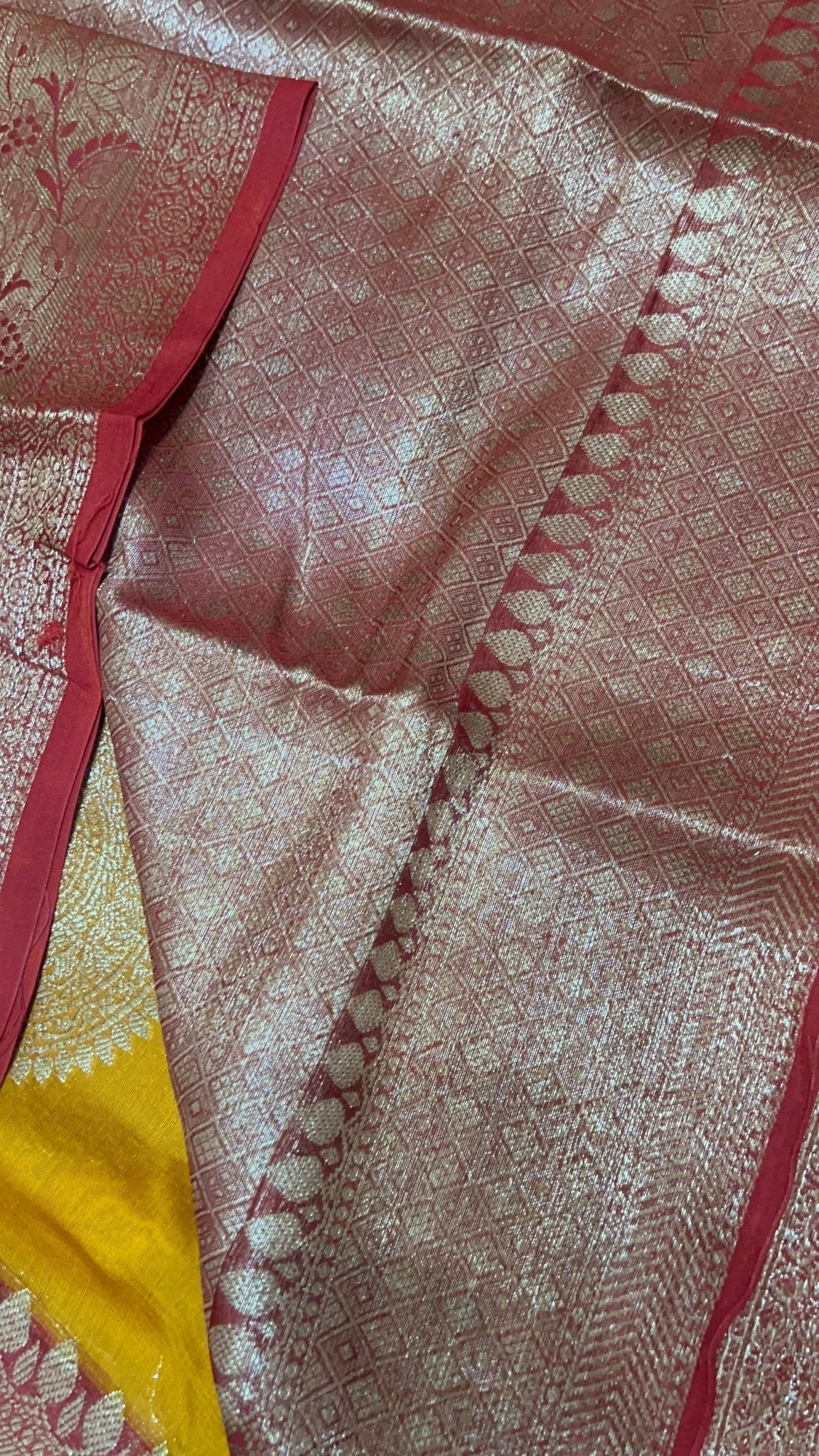 Pure Chanderi Saree - Kanjeevaram Silk Mandir