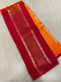 Pure Chinnon Dual Tone Saree - Kanjeevaram Silk Mandir