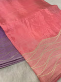 Pure chinnon dual tone saree - Kanjeevaram Silk Mandir