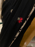 Pure Chinnon organza saree - Kanjeevaram Silk Mandir