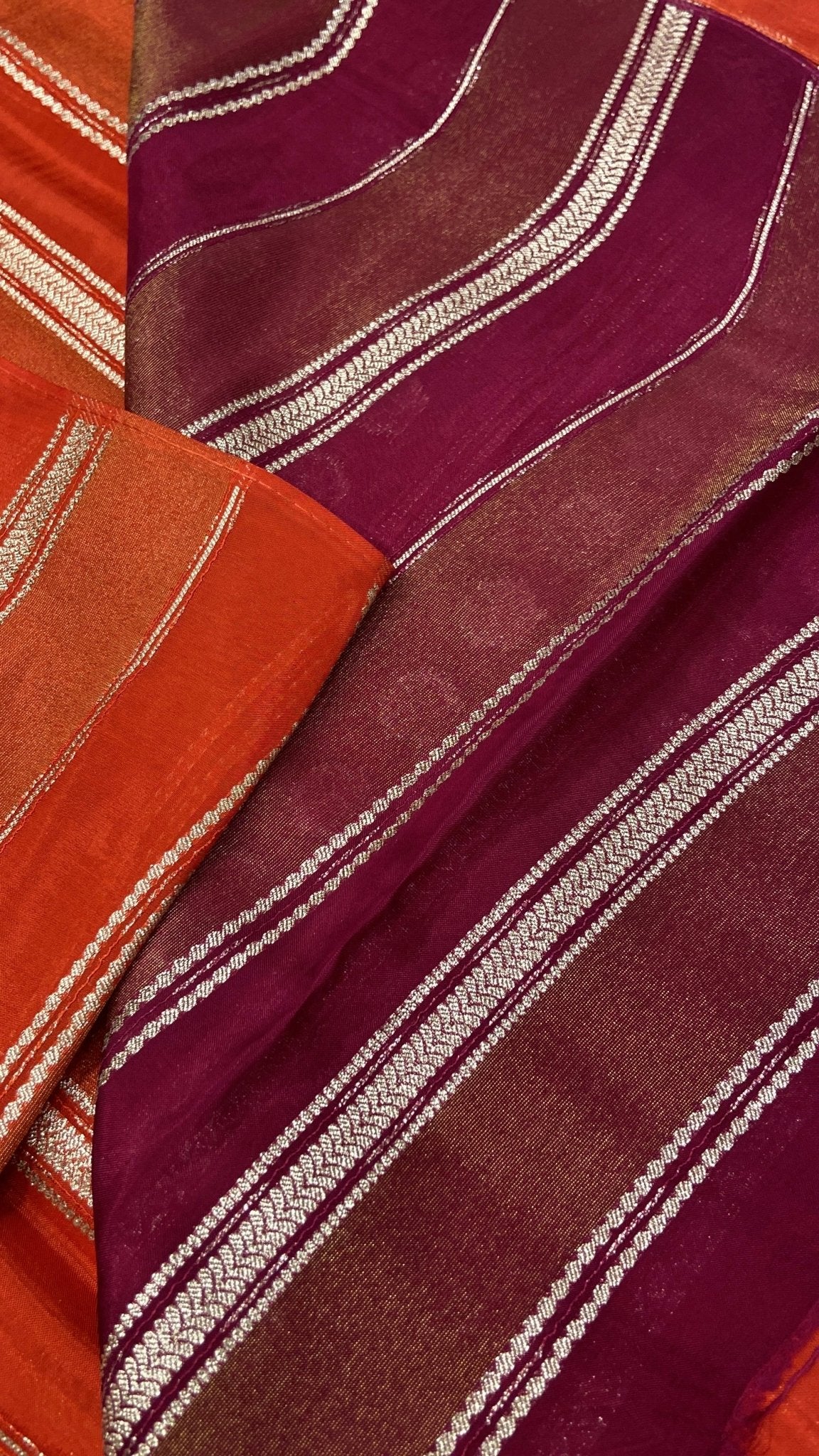 Pure Chinnon Saree🔥 - Kanjeevaram Silk Mandir