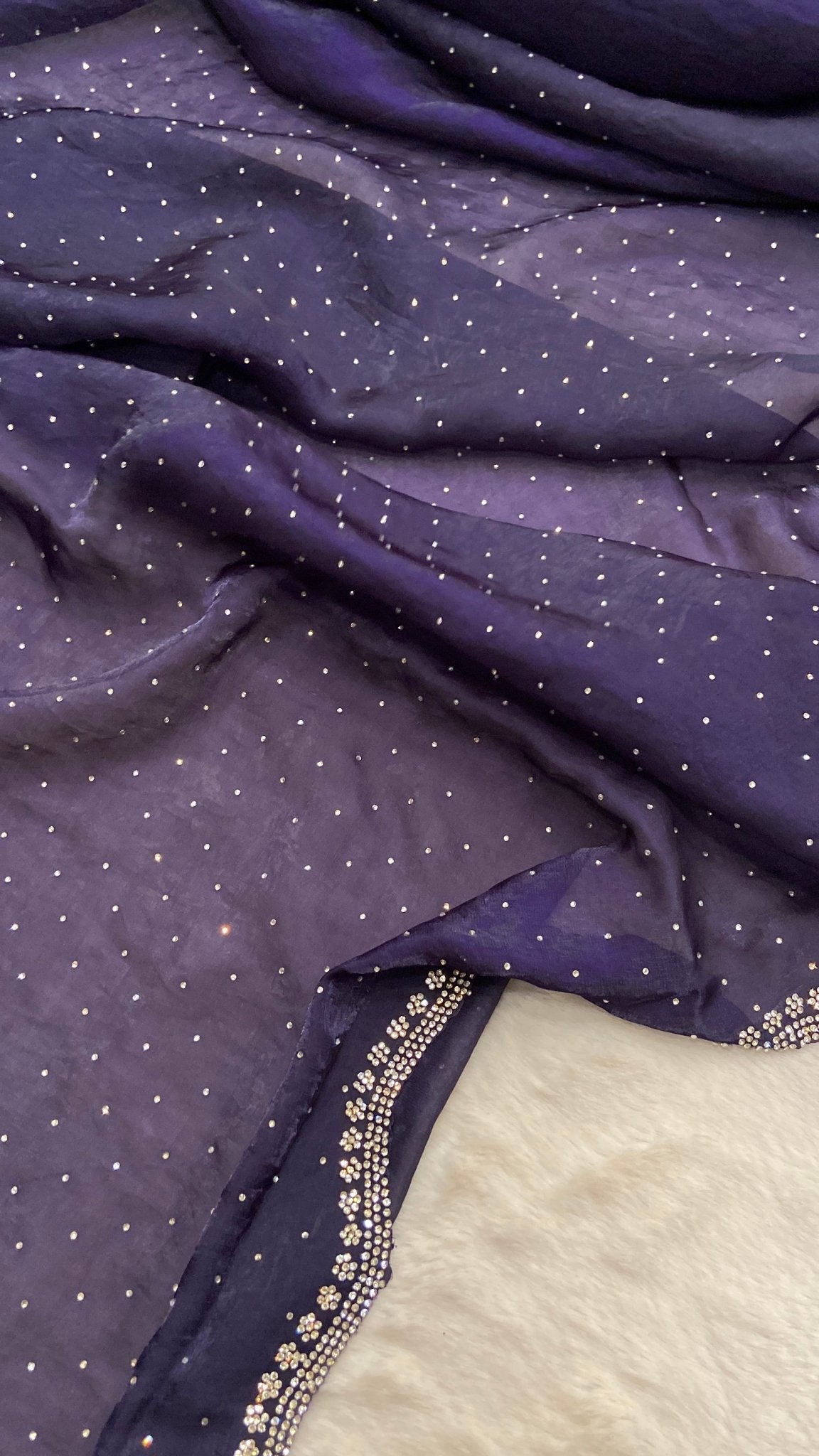Pure Chinnon Saree - Kanjeevaram Silk Mandir