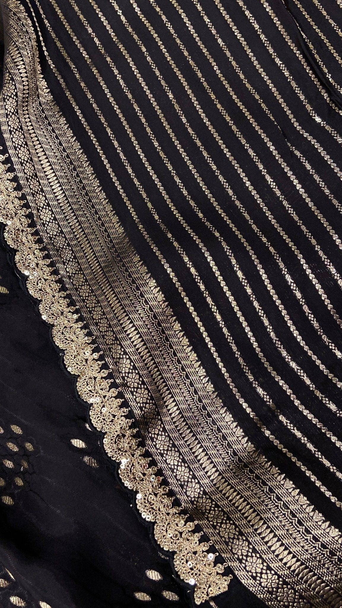 Pure Chinnon Saree - Kanjeevaram Silk Mandir