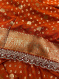 Pure Chinnon Saree - Kanjeevaram Silk Mandir