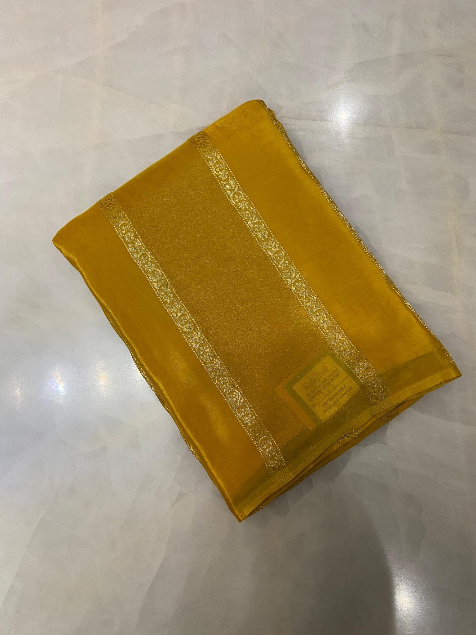 Pure Chinnon Saree - Kanjeevaram Silk Mandir
