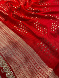 Pure Chinnon Saree - Kanjeevaram Silk Mandir