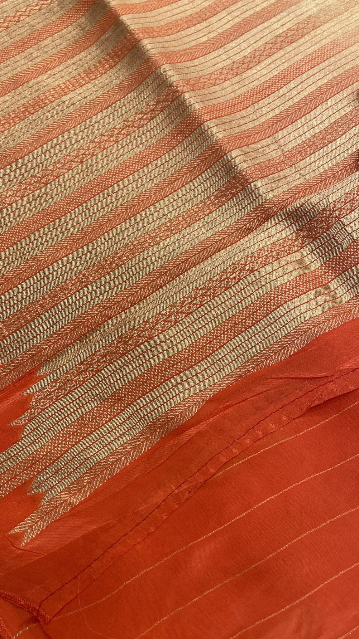 Pure Chinnon saree - Kanjeevaram Silk Mandir