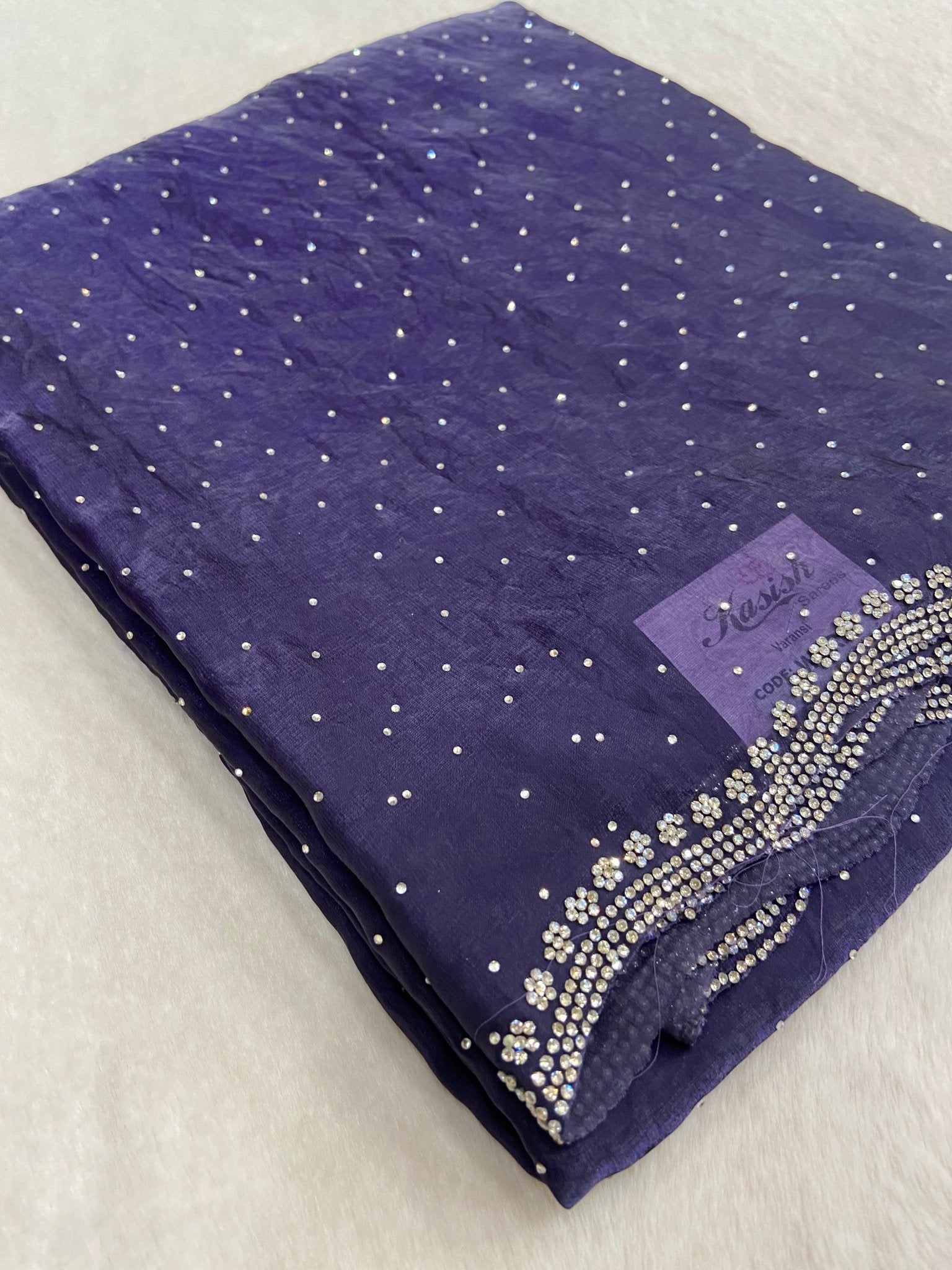Pure Chinnon Saree - Kanjeevaram Silk Mandir