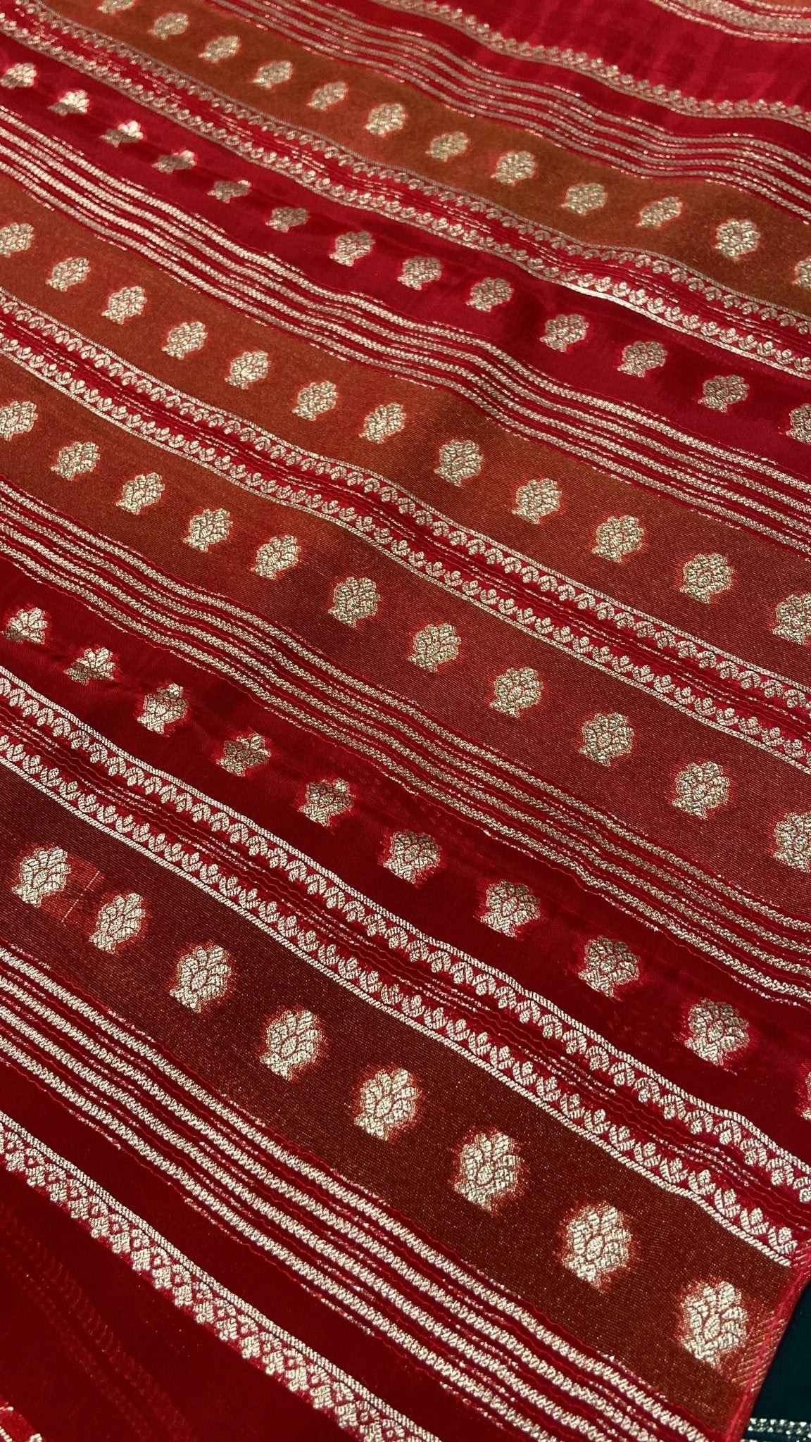 Pure Chinnon Saree♥️ - Kanjeevaram Silk Mandir