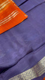 Pure Chinnon Saree - Kanjeevaram Silk Mandir