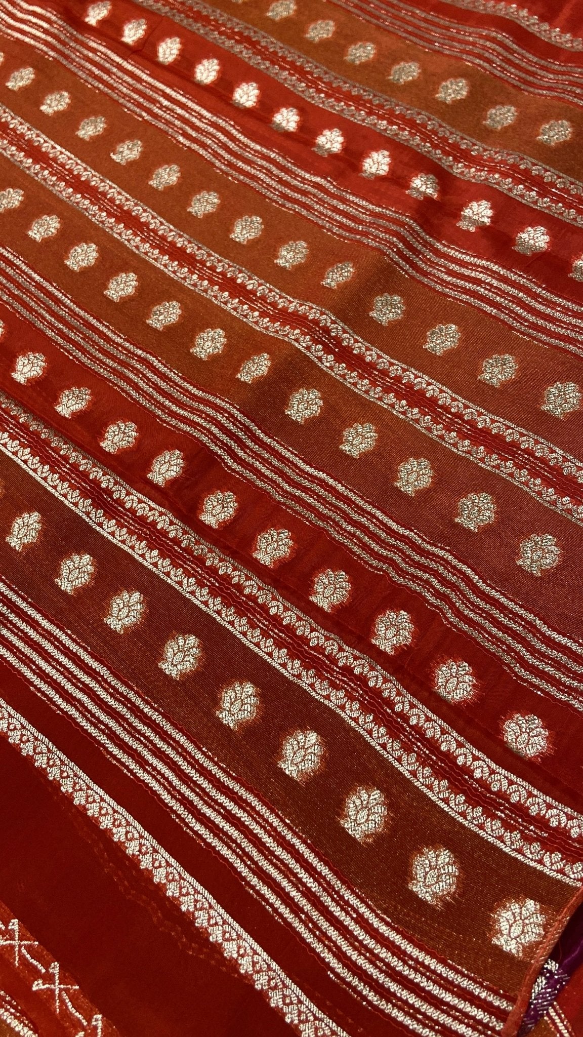 Pure Chinnon Saree🔥 - Kanjeevaram Silk Mandir