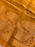 Pure Chinnon Saree - Kanjeevaram Silk Mandir