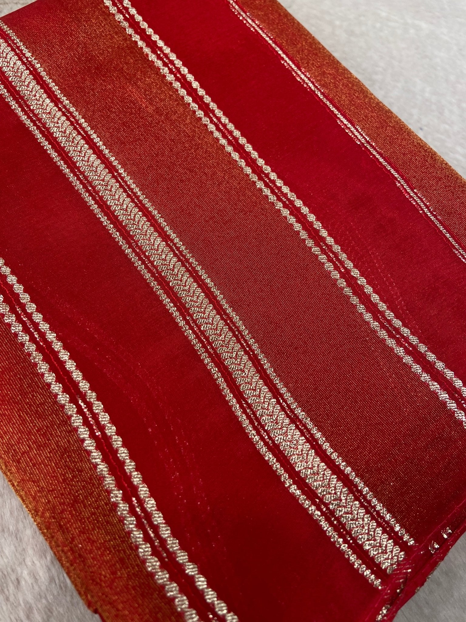 Pure Chinnon Saree♥️ - Kanjeevaram Silk Mandir