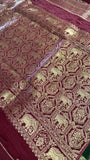 Pure Chinnon Saree - Kanjeevaram Silk Mandir