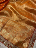 Pure Chinnon Saree - Kanjeevaram Silk Mandir