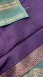 Pure Chinnon Saree - Kanjeevaram Silk Mandir