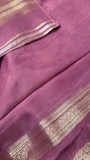 Pure Chinnon Saree - Kanjeevaram Silk Mandir