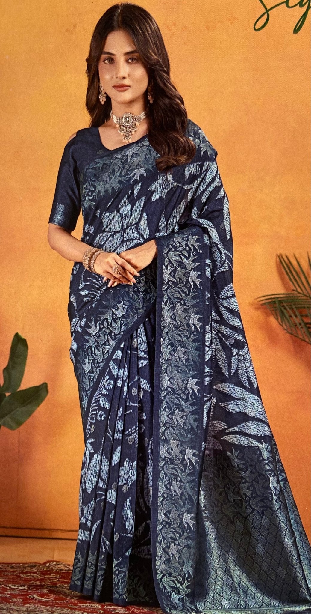 Pure Cotton Saree - Kanjeevaram Silk Mandir