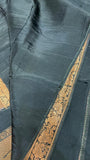 Pure crepe chinnon saree - Kanjeevaram Silk Mandir