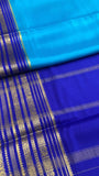 Pure crepe mysore silk saree 100 GSM silk mark certified - Kanjeevaram Silk Mandir