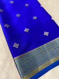Pure crepe mysore silk saree 120 GSM silk mark certified - Kanjeevaram Silk Mandir
