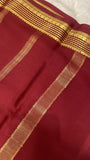 Pure crepe mysore silk saree 70 GSM silk mark certified - Kanjeevaram Silk Mandir